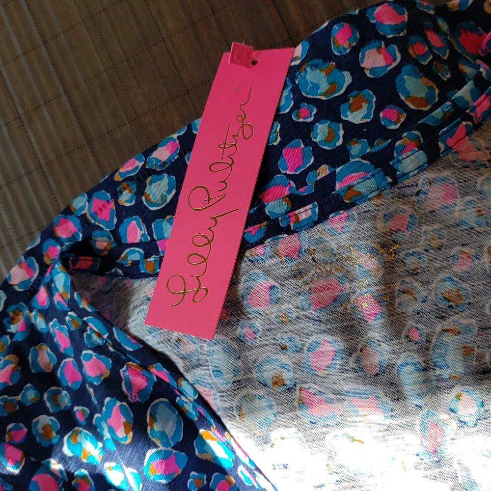 Lilly Pulitzer Navy Cheta In The Wild M